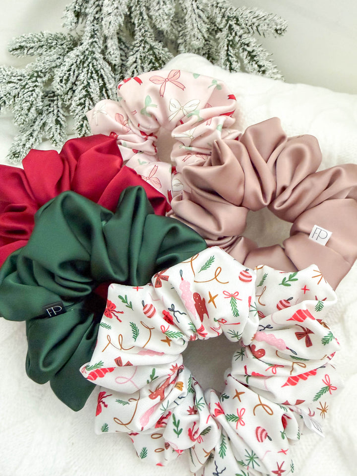 Flirty + Festive Hair Scrunchies