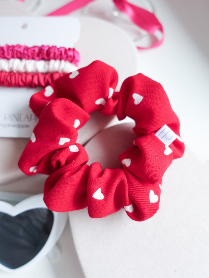 Red Heart Scrunchie